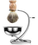 Eravor Luxury Razor Set | 3-in-1 Shaving Brush & Stainless Steel Soap Dish | Perfect Gifts for Men Fathers & Husbands - Buy Online on GoSupps.com