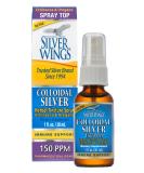 Natural Path Silver Wings Colloidal Silver Throat Spray 150 PPM - 1 fl oz Herbal Tincture - Buy Online on GoSupps.com