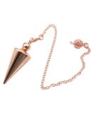 Shop Hahhhha Copper Pendulum for Fortune-Telling & Healing | Reiki Dowsing Tool in Rose Gold - Buy Online on GoSupps.com