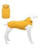 Kickred Yellow Dogs Hoodie - Soft & Breathable Winter Dog Coat with Hat for Large Dogs - Stylish Sleeveless Sweater & Accessories - Buy Online on GoSupps.com