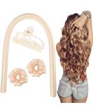 Overnight Curlers - Heat-Free Curls with Headband Curlers | Perfect for Long Hair - Shop Champagne Color - Buy Online on GoSupps.com