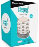 Buy My Happy Nappy Refills - Compatible with Tamee Tipee Simplee Sangenic Twist & Click - Super X8 with 7-Layer Anti-Odor Treatment - Buy Online on GoSupps.com