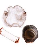 50 Pieces Invisible Hair Nets for Buns Elastic Hair Mesh Hair Buns Holder for Ballet Women (Light Brown) - Buy Online on GoSupps.com