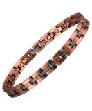 MagEnergy Pure Copper Magnetic Bracelet for Women - 3500 Gauss Magnets Wristband, Adjustable Jewelry Gift - Copper - Buy Online on GoSupps.com