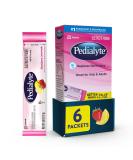 Pedialyte Electrolyte Powder, Strawberry Lemonade, Electrolyte Hydration Drink, 0.6 Ounce Powder Packs, 3.6 Ounce (Pack of 1) Strawberry Lemonade 6 Count (Pack of 1) - Buy Online on GoSupps.com