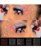 Ludress Crystal Face Stickers - Rave Body Gems & Rhinestone Tattoos for Women and Girls (Style 3) - Buy Online on GoSupps.com