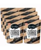Darrell Lea Black Soft Australian Made Licorice (8) 7oz Bags - NON-GMO, PALM OIL FREE, NO HFCS, Vegan-Friendly & Kosher | Made in Small Batches with Ethically-Sourced, Quality Ingredients 7 Ounce (Pack of 8) - Buy Online on GoSupps.com