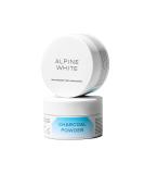 ALPINE WHITE activated carbon powder for visibly whiter teeth Naturally whiten teeth with coconut activated carbon I 30g - Buy Online on GoSupps.com