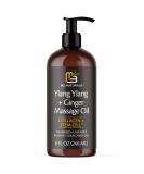 M3 Naturals Ylang Ylang & Ginger Massage Lotion | Collagen Stem Cell Infused | Deep Tissue Therapy for Muscle & Joint Relief | Anti-Cellulite Formula - Buy Online on GoSupps.com