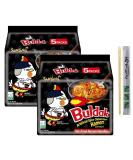 CNMART Samyang Hot Chicken Ramen Dried Buldak Noodles Halal 140g (Pack of 10) - Buy Online on GoSupps.com