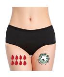 Noblood Period Underwear - Washable Cotton Menstruation Absorbent Briefs (XXS-3XL) - Eco-Friendly Alternative to Tampons - Buy Online on GoSupps.com