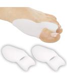 Vivesole Silicone Toe Separator for Bunions - Orthopedic Bunion Cushion and Straightener - 2 Pack - Buy Online on GoSupps.com