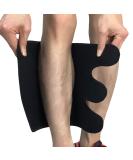 Heekooi Calf Brace Compression Sleeve (X-Large) - 1 Pair for Swelling, Shin Splints, Hiking, Training - Adjustable Support for Men and Women - Buy Online on GoSupps.com