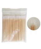100Pcs Pointed Cotton Swabs Wooden Handle - Makeup Health Medical Ear Jewelry Clean Sticks Buds Tips - Buy Online on GoSupps.com