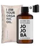 Organic Jojoba Oil 100% Pure & Natural - Cold Pressed 50ml for Skin Hair & Makeup Removal - Buy Online on GoSupps.com