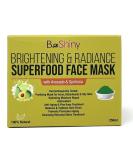SuperFood Face Mask with Avocado & Green Tea - Natural Acne Treatment & Skincare - Dermatologically Tested Body Mud Mask - Buy Online on GoSupps.com