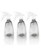 Buy Gvolatee 3 STK 500ml Refillable Spray Bottles - Transparent Plastic Atomizers for Plants Hair and Cleaning - Buy Online on GoSupps.com