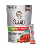 Salud 2-in-1 Energy and Focus Drink Powder, Strawberry Watermelon - 15 Servings, Organic Caffeine, B6 + B12, Theanine, Clean Energy Agua Fresca Mix, Non-GMO, Gluten Free, Vegan, Low Calorie - Buy Online on GoSupps.com