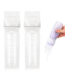 Mozeat 2-Piece Hair Oil Applicator Bottles | 180ml Hair Color & Dye Tools - White - Buy Online on GoSupps.com