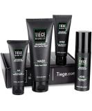 Men's Acne Treatment System - Tiege Hanley Level 1 Set with Face Wash, Moisturizer, Scrub & Salicylic Acid Cream - Buy Online on GoSupps.com