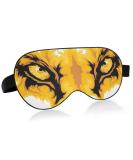 Lion Eyes Sleep Mask - Comfortable Light Blocking Eye Mask for Women & Men - Adjustable Strap for Travel, Shift Work - Night Blindfold - Buy Online on GoSupps.com