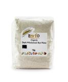 Organic Dark Wholemeal Rye Flour 1kg (BWFO) - Buy Online on GoSupps.com