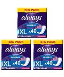 Always Dailies Protect Slip Performances Women - Extra Long (40 Pieces) Big Pack Fresh Fragrance Breathable & Flexible (Pack of 3) - Buy Online on GoSupps.com