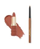 Milani Color Fetish Lipstick and Understatement Lipliner Bundle - Tease & Cafe Au Lait - Buy Online on GoSupps.com