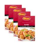 Shan Recipe & Seasoning Mix Karahi 50g - 4 Pack | Stir-Fried Meat In Tomato Sauce No Preservative No Artifical Food Colour. - Buy Online on GoSupps.com