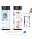 16 in 1 Aquarium Water Test Strips - Freshwater & Saltwater Testing Accurate Water Quality Analysis for Fish Ponds (100 Pieces) - Buy Online on GoSupps.com