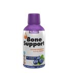 Bluebonnet Nutrition Liquid Bone Support Blueberry Flavor 16 fl oz (472 ml) - Buy Online on GoSupps.com