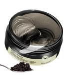 Shop Black Caviar & Gold Under Eye Hydrogel Mask - 60 Patches for Deep Hydration | Nourish Dry Skin - Buy Online on GoSupps.com