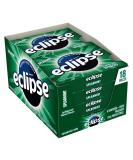 ECLIPSE Spearmint Sugar Free Gum - 8 Packs of 18 Pieces - Buy Online on GoSupps.com