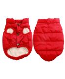 Warm Fleece-Lined Dog Vest for Winter | Extra Soft Windproof XXX-Large Red - Hundaog - Buy Online on GoSupps.com