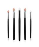 Wllhyf Make-up brush set eye shadow Applicator sponge eyeshadow brush sets reusable washable professional eyeshadow applicator brush set (5pcs black) 5PCs black - Buy Online on GoSupps.com