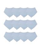 Royal Icon Baby Bandana Bibs - Stylish and Functional Dribble Bibs for Newborns - Set of 12 Blue Bibs 0-6 Months - Buy Online on GoSupps.com