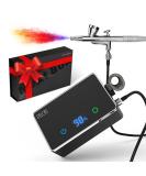 PELCAS Airbrush Makeup Kit | 32PSI Airbrush Paint Gun with Compressor | Breeze Airbrush System Set for Face & Body | Portable Cosmetic Starter Kit - Buy Online on GoSupps.com