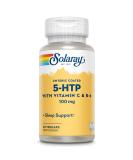 Buy SOLARAY 5-HTP Supplement with Vitamin C & B-6 - Natural Sleep Aid & Serotonin Support - Lab Verified 60 Servings 60 Enteric Coated VegCaps - 60-Day Money-Back Guarantee - Buy Online on GoSupps.com