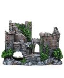 Movoja Aquarium Decoration - Medieval Castle Ornament for Freshwater & Saltwater Aquariums - Ruin Ritterburg Castle Accessory - Buy Online on GoSupps.com