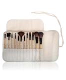 SHANY Professional 12 Piece Vegan Bamboo Makeup Brush Set | Natural Hair Cosmetics with Microfiber Pouch - Perfect for Flawless Makeup Application - Buy Online on GoSupps.com