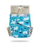 Petit Lulu Bamboo Maxi-Night Windel - Reusable Washable Eco-Friendly Diaper with Polar Bears | Made in Europe | International Shipping - Buy Online on GoSupps.com