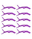 ZEVONDA 10Pcs Crocodile Hair Barrettes - Professional Women's Styling Clips with Non-slip Grip and Wide Teeth - Purple (10PCS) - Buy Online on GoSupps.com