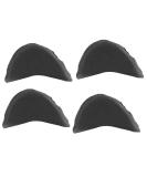 2 Pairs Black Shoe Filler Toe Plugs for Big Shoes - Unisex High Heel Inserts - Buy Online on GoSupps.com