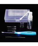 Airgoesin Upgraded Tonsil Stone Removing Tool with LED Light Pick + Mist Pump Bottle & Case - Oral Care Tool Set for Clean and Easy Use - Buy Online on GoSupps.com