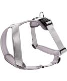 HUNTER Neoprene Dog Harness - Padded Nylon Size S (42-53 cm) - Grey | International Shipping Available - Buy Online on GoSupps.com
