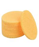 10 Pcs Yellow Oval Face Cleaning Sponges - Makeup Removal & Facial Care | International Shipping - Buy Online on GoSupps.com