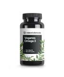 Omega 3 vegan made of algae oil - 90 capsules - high -quality EPA and DHA (in triglyceride form) - for vegans laboratory testing sustainable and in front of nature made of low -pollution - Buy Online on GoSupps.com