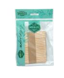 Nano Absolute Barber Mini Wooden Spatula - 50PCS Hair Removal & Eyebrow Waxing Stick (9.3cm x 1cm x 0.3cm) - International Shipping Available - Buy Online on GoSupps.com