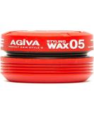 Agiva Hair Styling Gum Wax 05 | Extra Strong Hold Wet Look + Keratin | 6oz - Premium Hair Product for All Hair Types - Buy Online on GoSupps.com