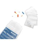200 Pack Plastic Pill Pouches - Travel-Friendly Zipper Bags for Daily Medicine - Clear Resealable Pill Organizer with Label - 3x2 - Buy Online on GoSupps.com